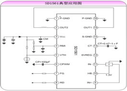 士兰微电子全桥驱动单相无刷风扇驱动电路SD1561/电源在线